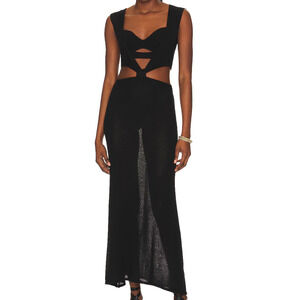 LPA Janli Midi Knit Dress in Black – NWOT – Size Small